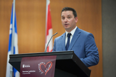 L’honorable Simon Jolin-Barrette, ministre de la Justice du Québec
